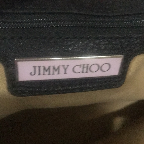 Jimmy Choo Grained Leather Shoulder Bag - Picture 12 of 13